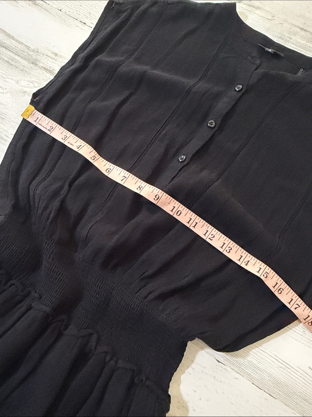 Rails Angelina Black Lace Detail Linen Blend  Dress Size XS - Picture 10 of 10